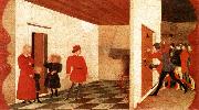 UCCELLO, Paolo Miracle of the Desecrated Host (Scene 2) t oil painting reproduction